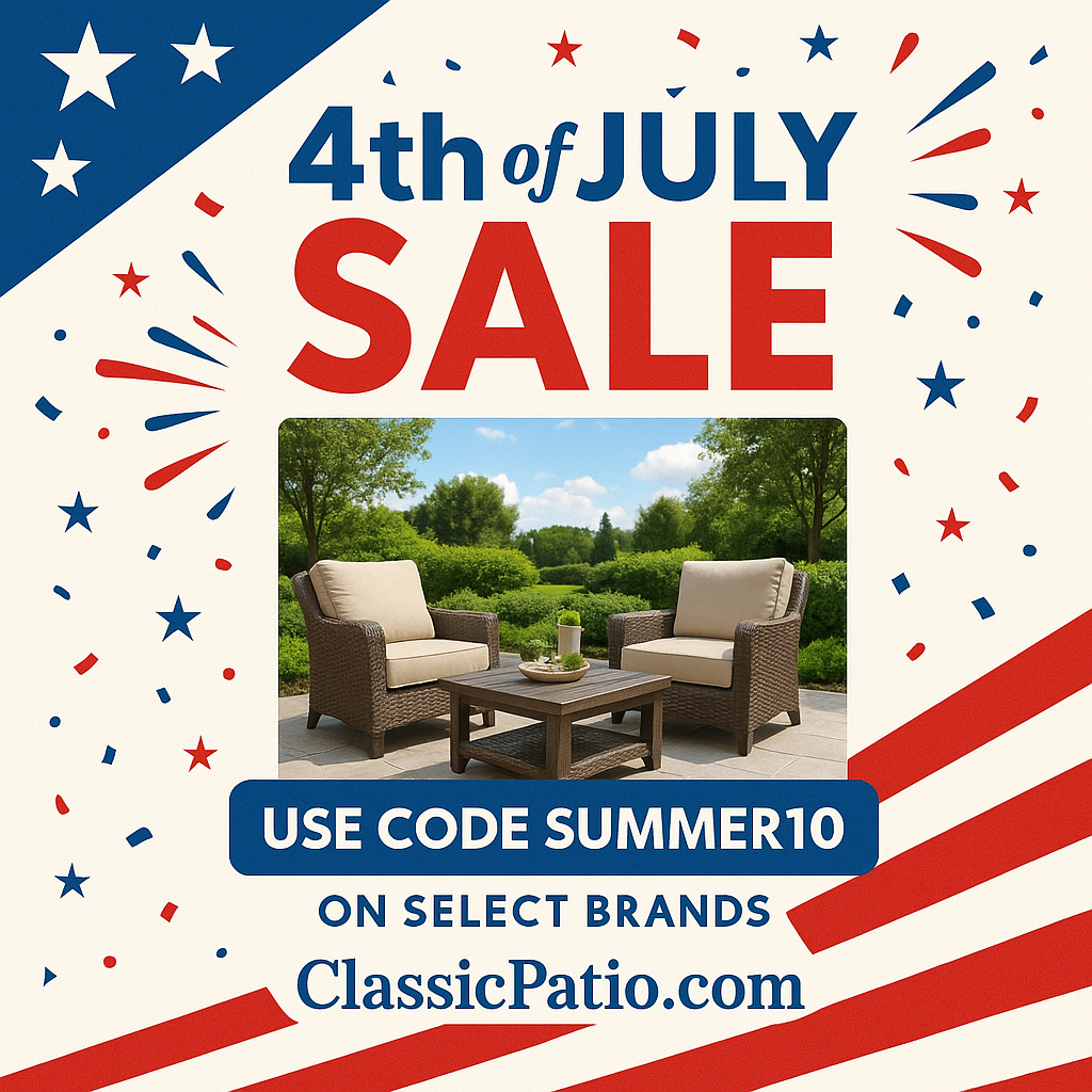 Celebrate Freedom in Style: ClassicPatio.com's 4th of July Sale!