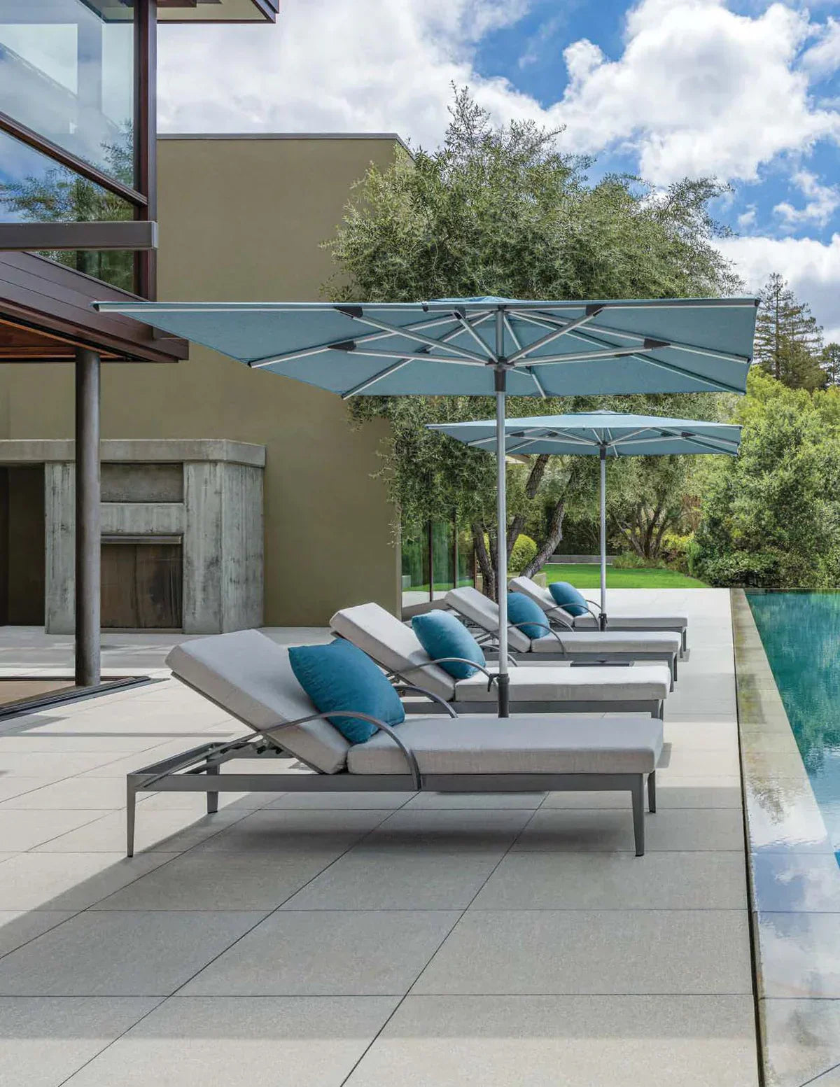 9 ft Square Libra Umbrella by Shademaker