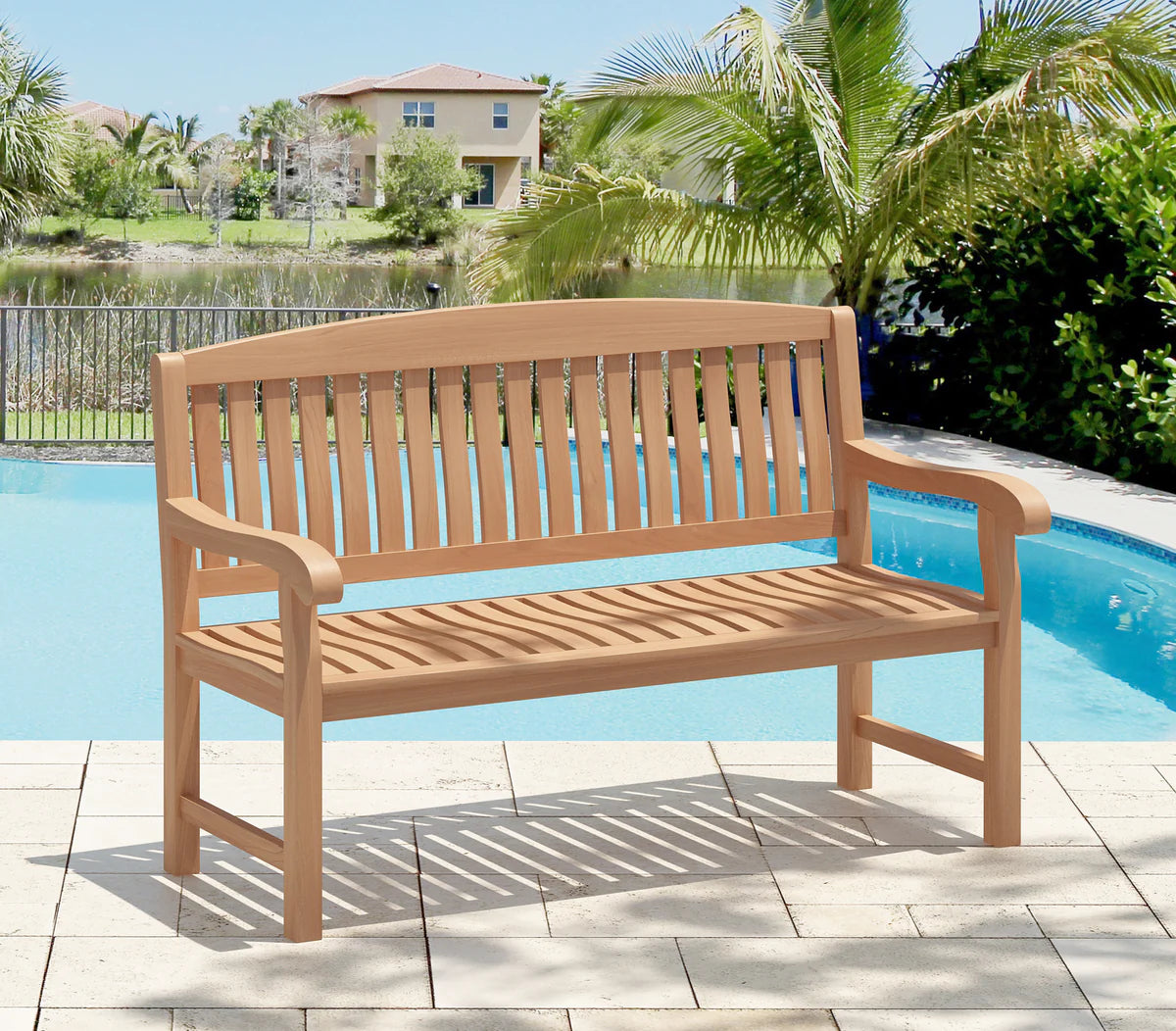 Teak Patio Bench by Classic Teak