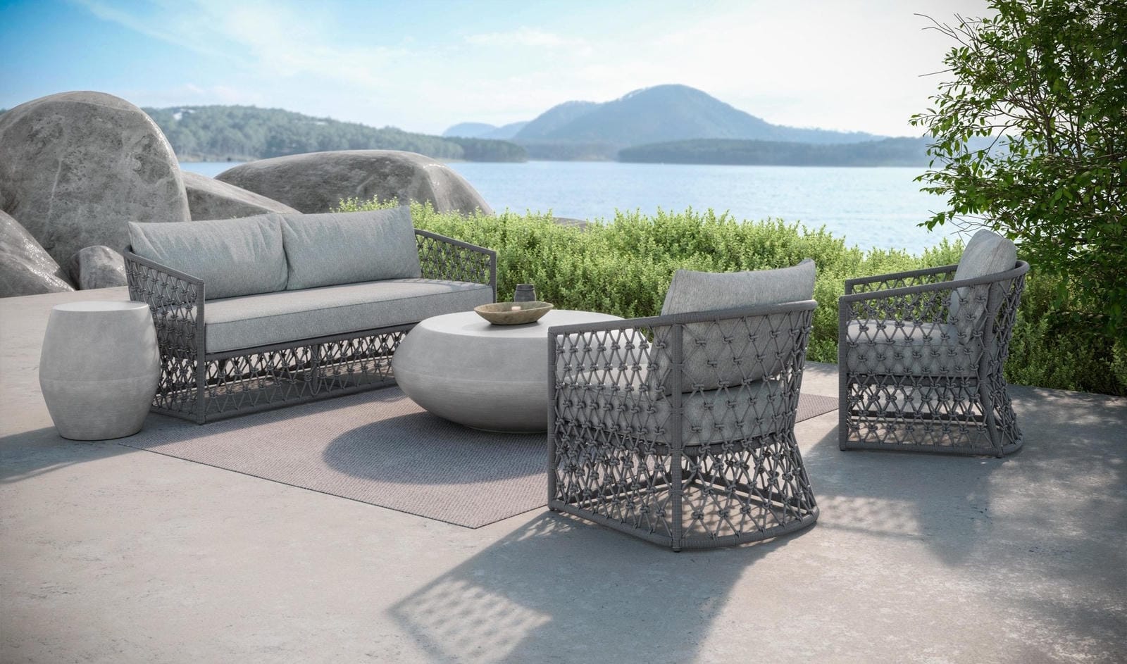 Azzurro Living Club Sofa/Sectional Seating