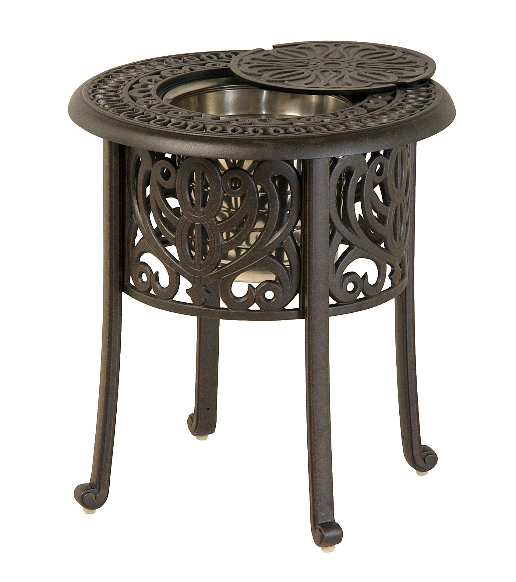 Tuscany 20" Round Ice Bucket Side Table by Hanamint