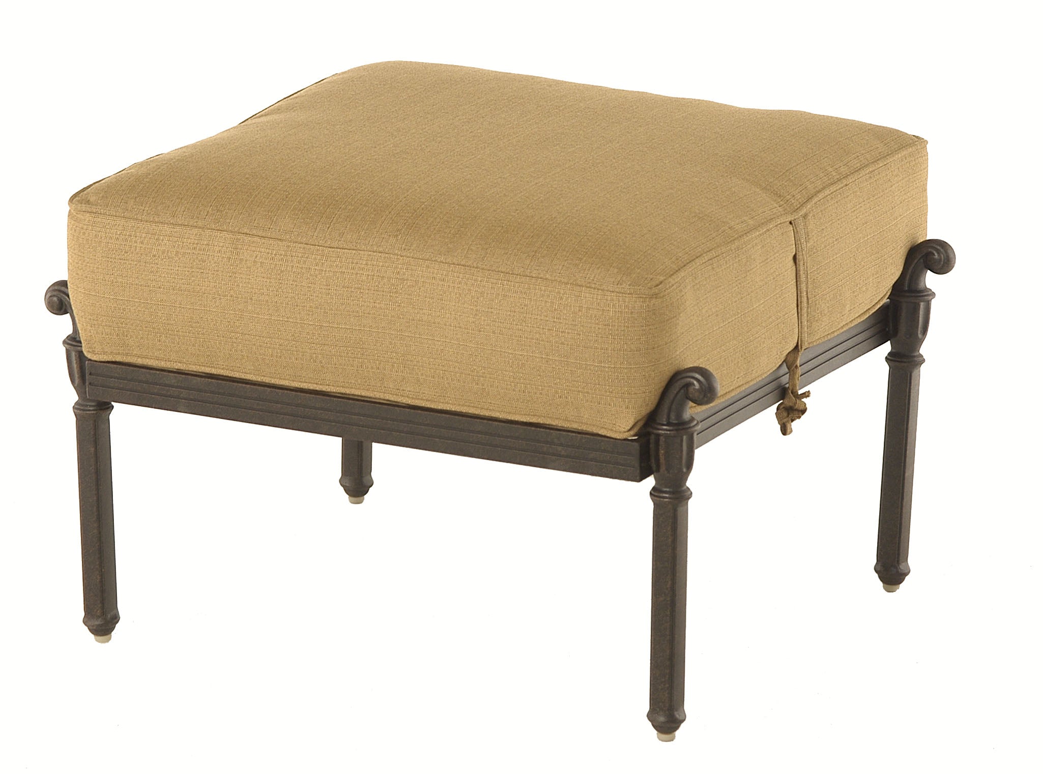 Grand Tuscany Ottoman with cushion By Hanamint