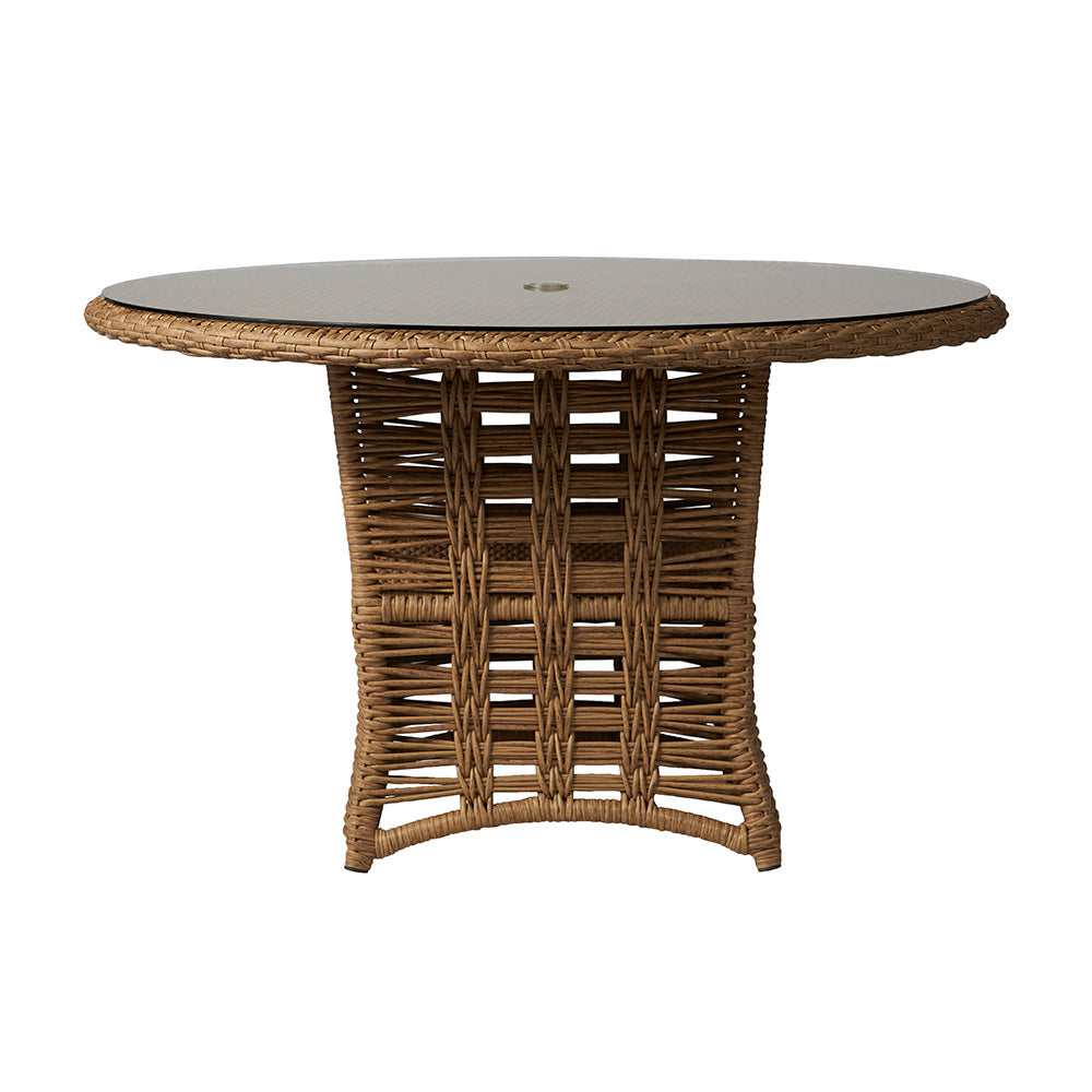 lloyd flanders patio umbrella Lloyd Flanders Magnolia 48" Round Umbrella Dining Table