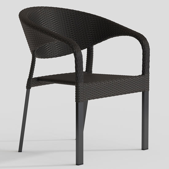 Montara Woven Stacking Dining Chair by Tropitone