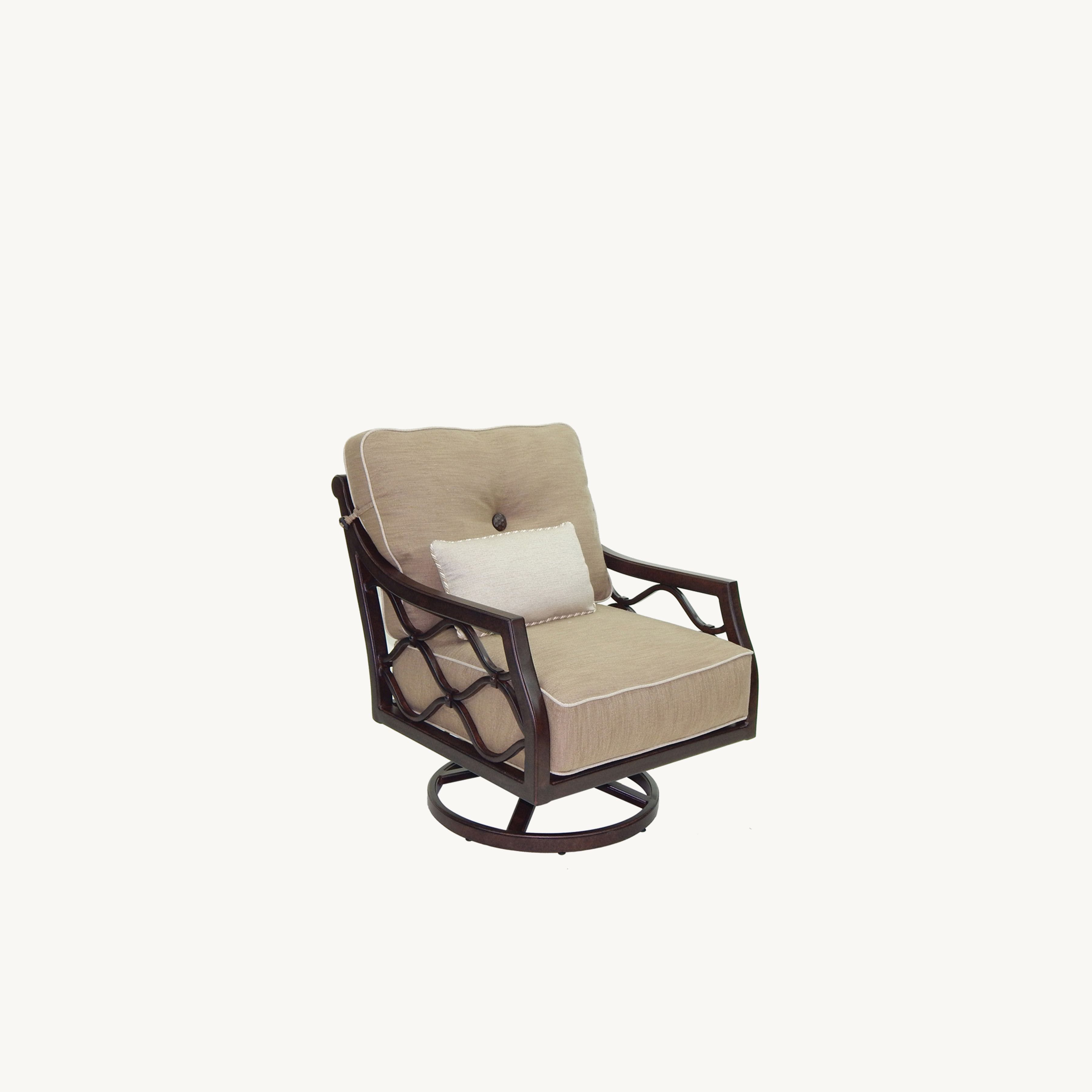 Villa Bianca Cushioned Lounge Swivel Rocker By Castelle