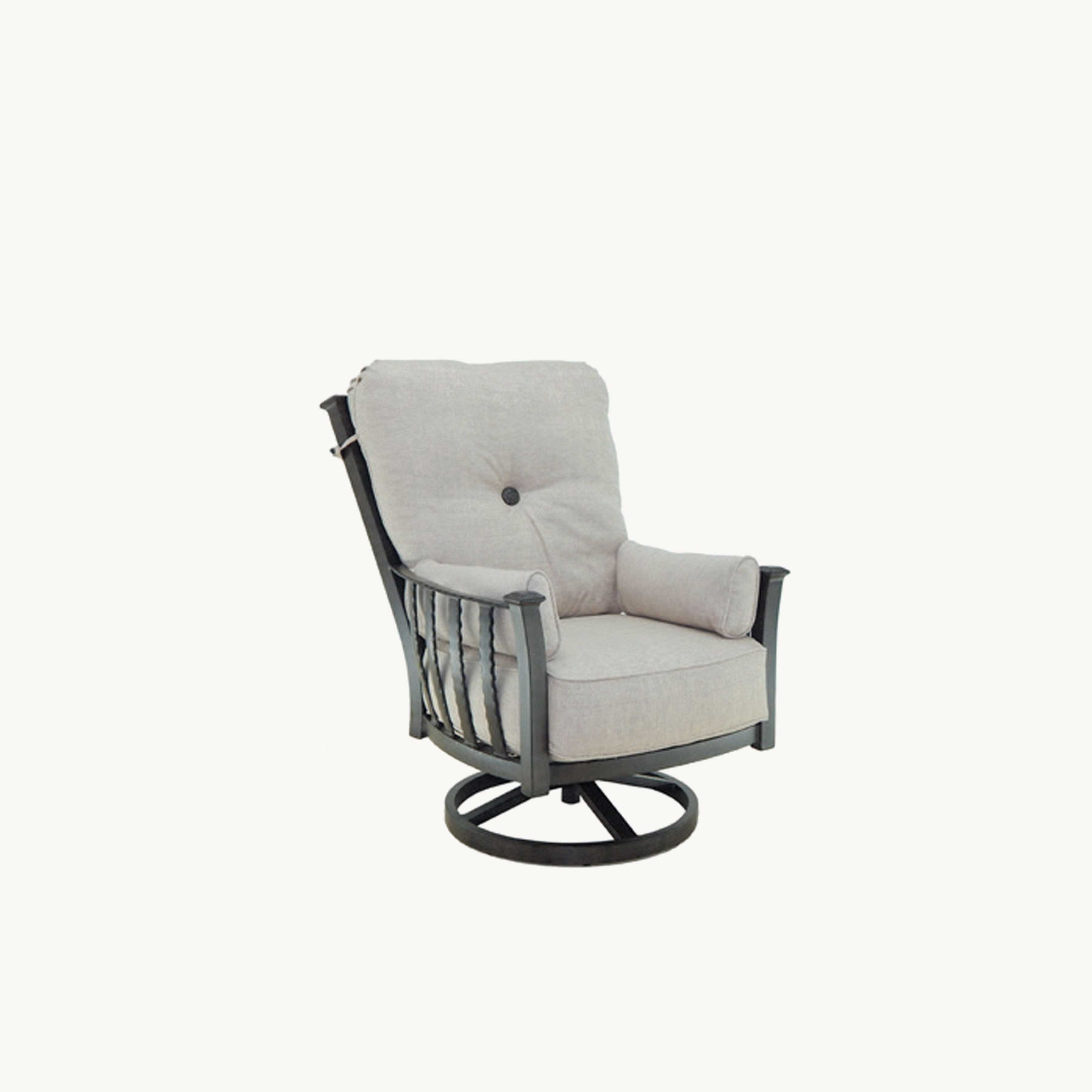 Santa Fe Ultra High Back Lounge Swivel Rocker By Castelle