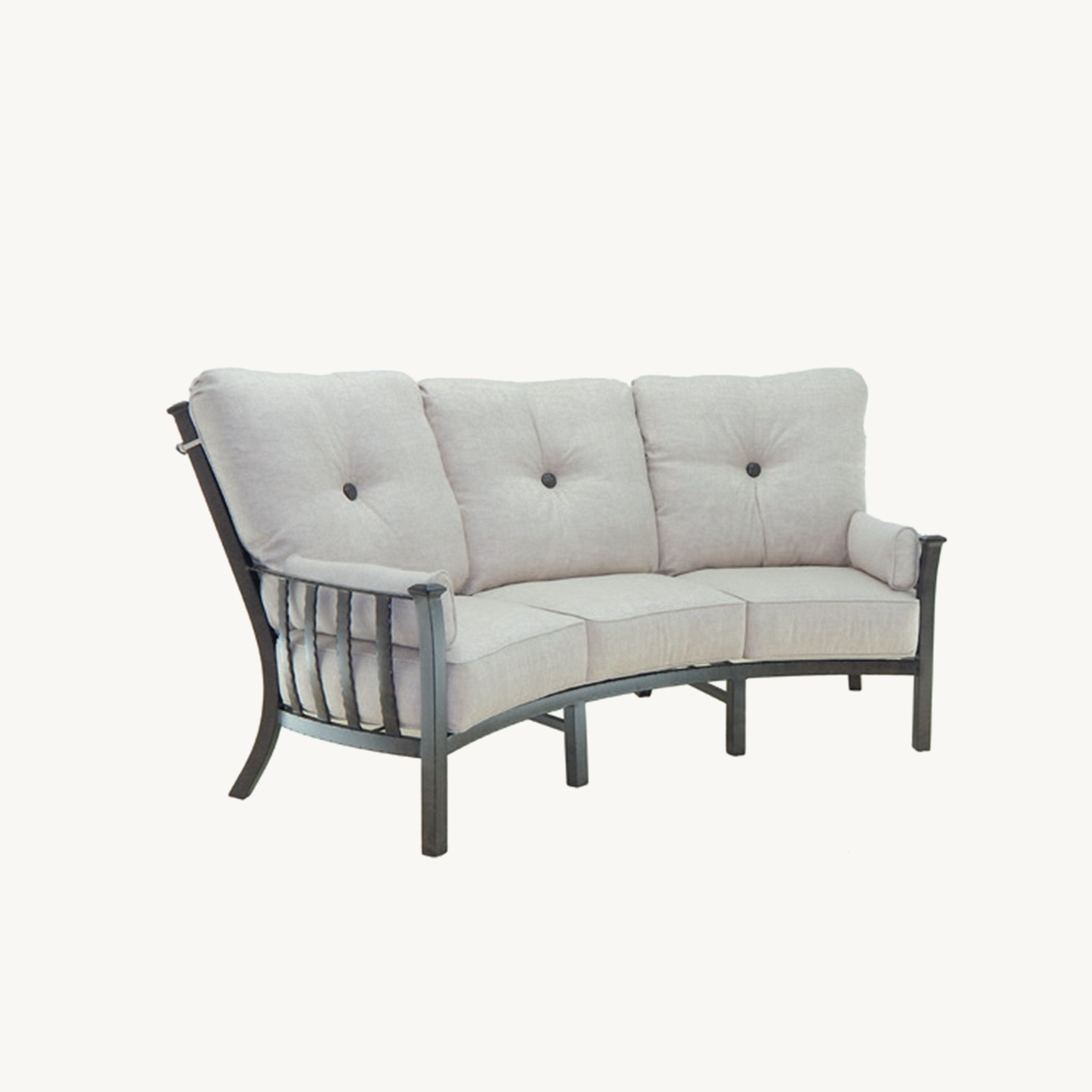 Santa Fe Ultra High Back Crescent Sofa By Castelle