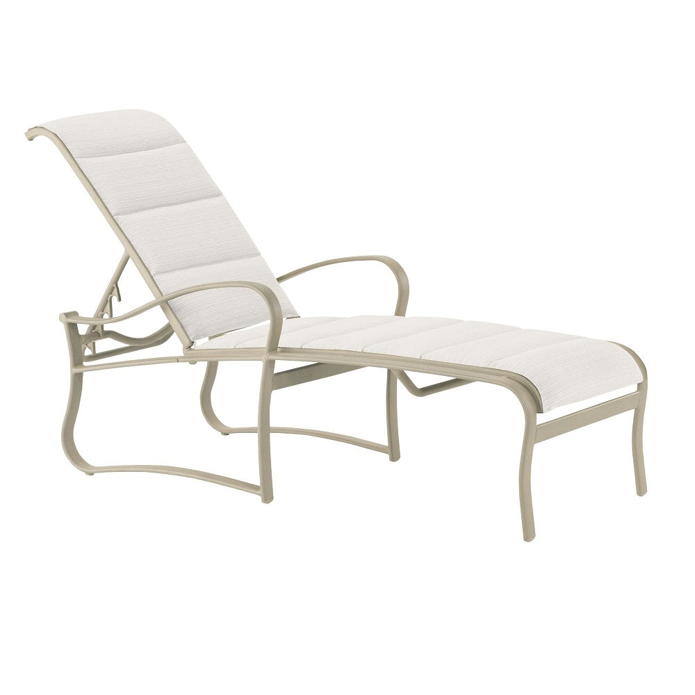Shoreline Chaise Lounge Replacement Calyspo Padded Sling by Tropitone