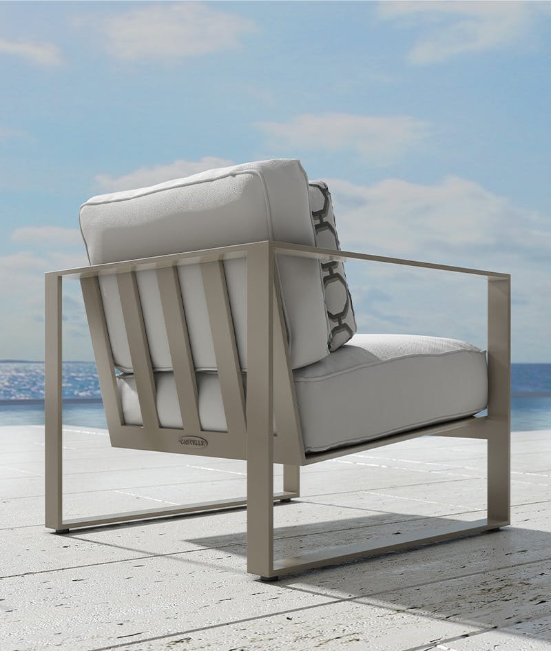 Park Place Cushioned Lounge Chair By Castelle