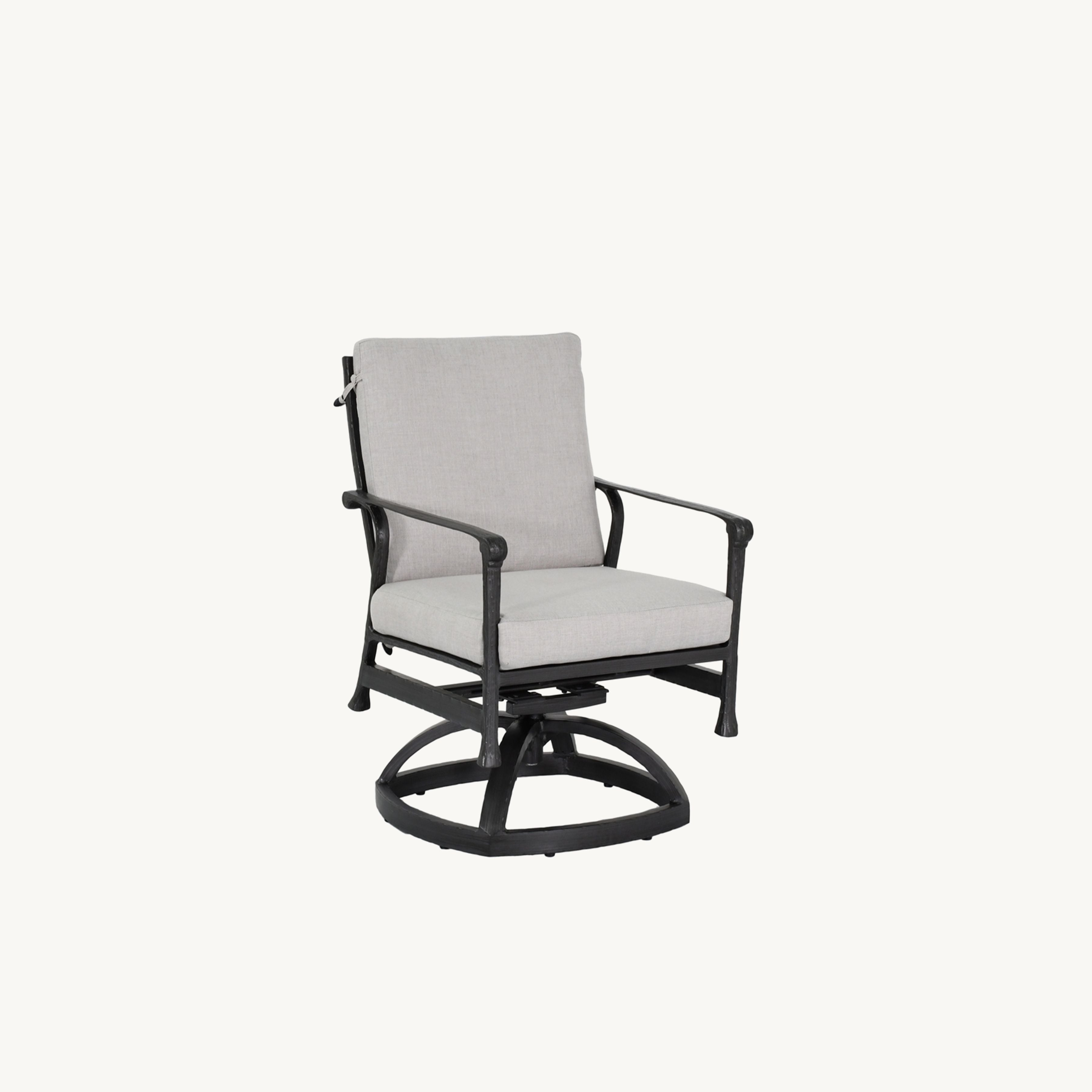 Marquis Formal Arm Dining Swivel Rocker By Castelle