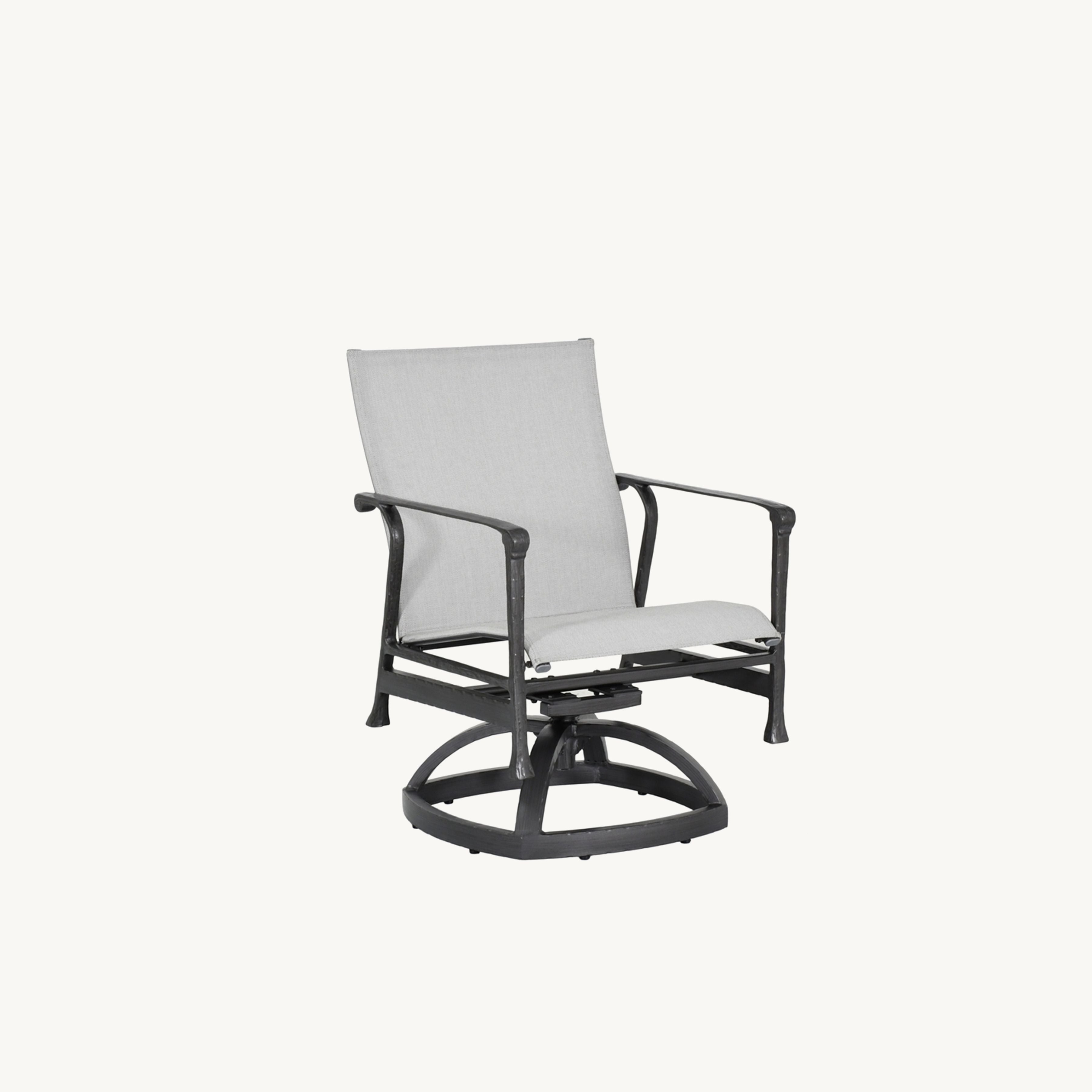 Marquis Sling Dining Swivel Rocker By Castelle