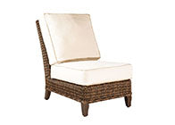 Monticello Armless Chair Replacement Cushion by Patio Renaissance