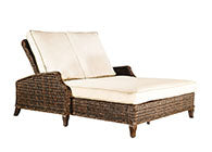 Monticello Double Adjustable Chaise Chair Replacement Cushion by Patio Renaissance