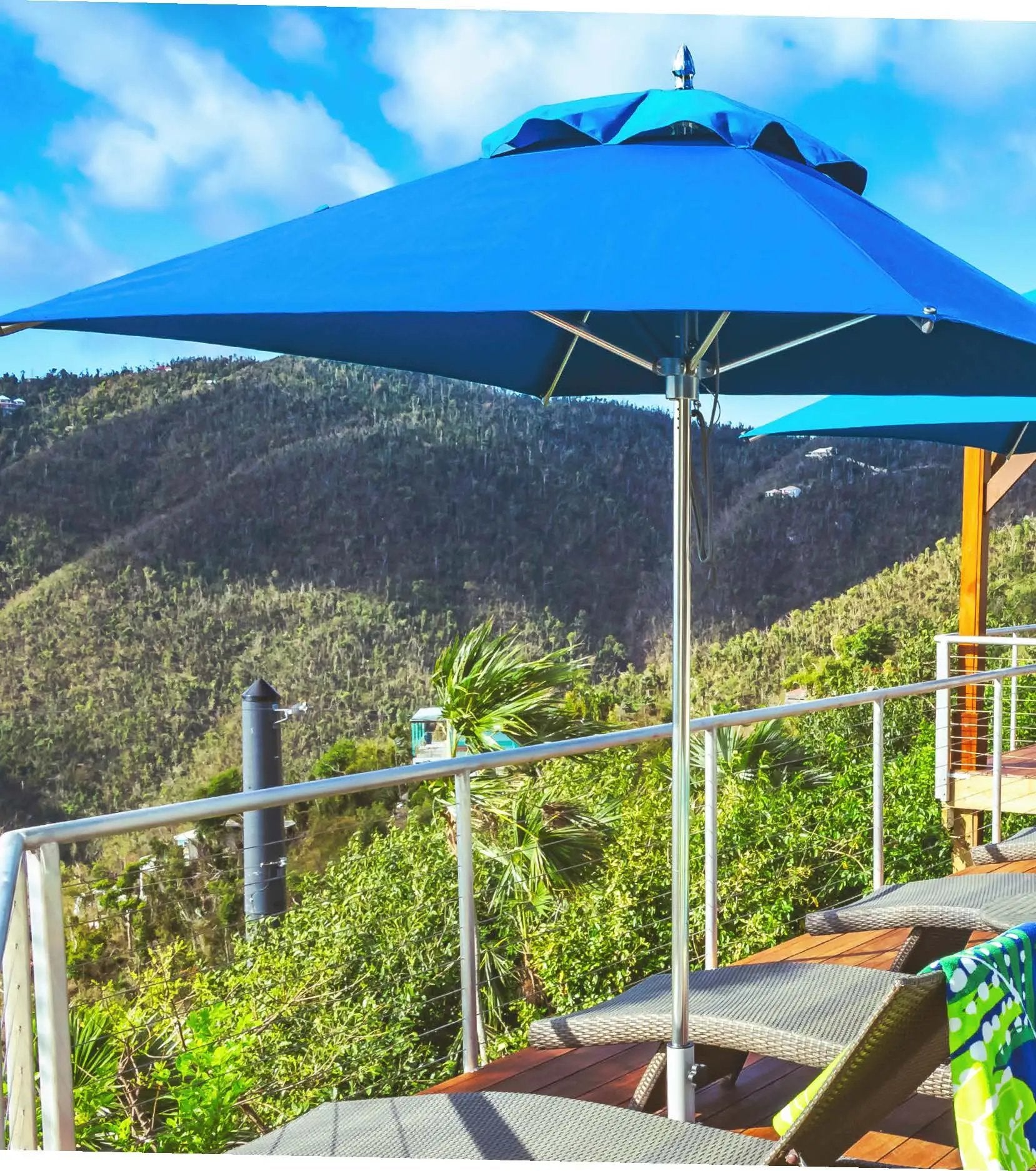 7.5’ SQ Monterey Fiberglass Umbrella