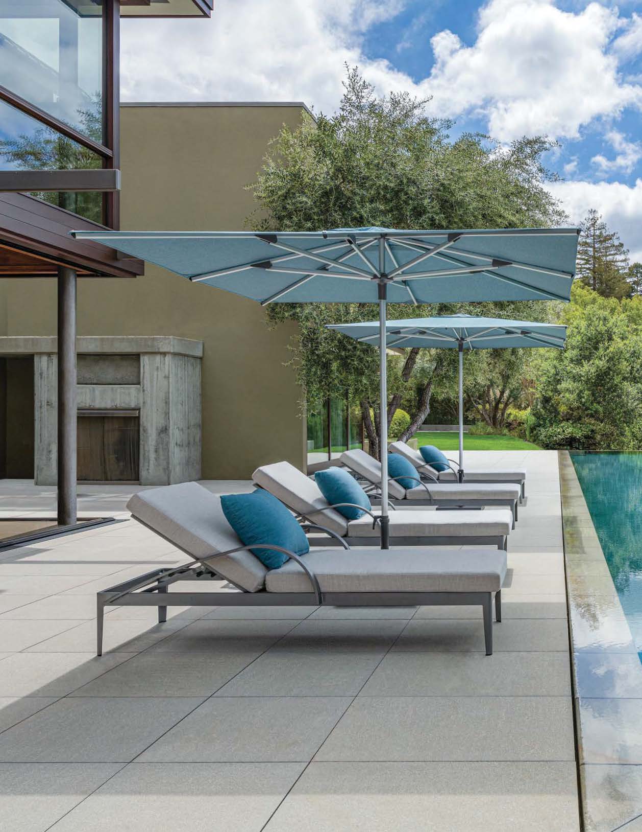 9 ft Square Libra Umbrella by Shademaker
