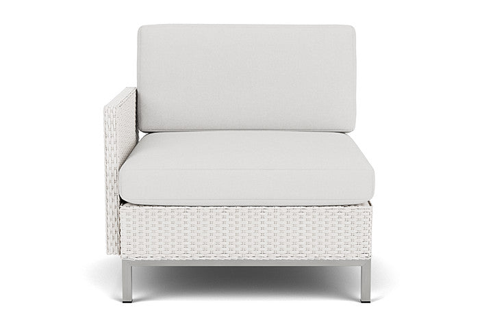 Elements Right Arm Lounge Chair with Loom Arms and Back Replacement Cushion by Lloyd Flanders