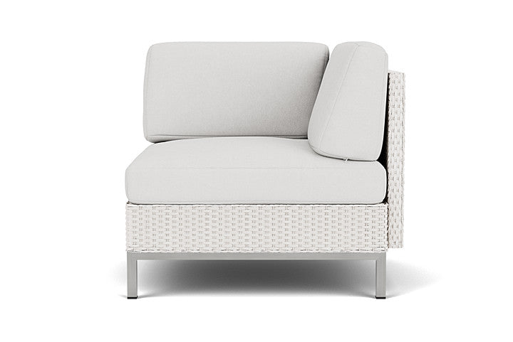 Elements Corner Sectional with Loom Back Replacement Cushion by Lloyd Flanders
