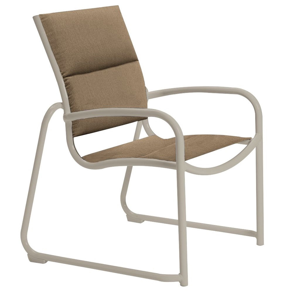 Millennia Sled Base Dining Chair Replacement Padded Sling by Tropitone