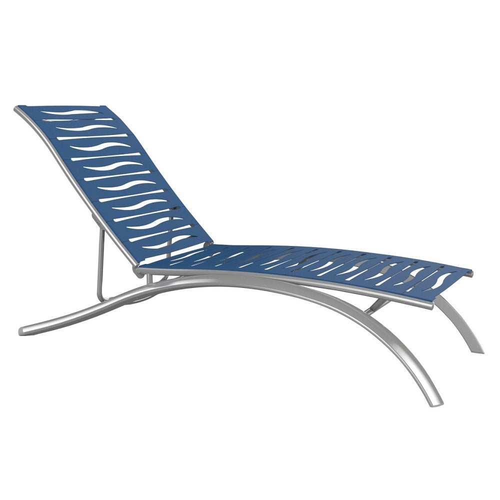 South Beach Elite Armless Chaise Lounge Wave Segment by Tropitone