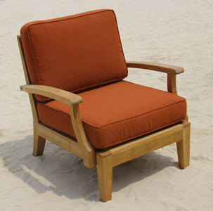 Classic Teak Sectional Club Chair