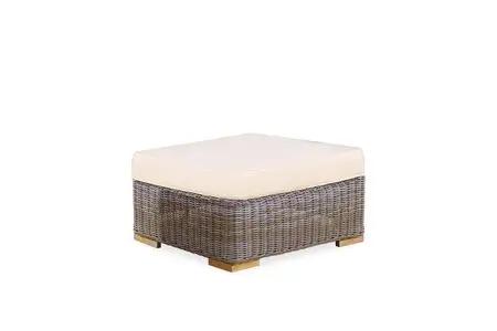 Monaco Ottoman W/Cushion By Classic Teak