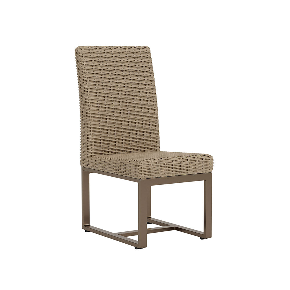 Milan Armless Dining Chair by Lloyd Flanders