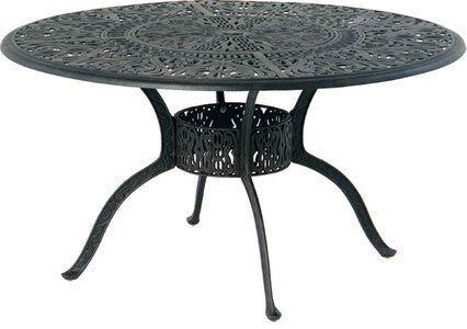 54" Dia Rd. Tuscany Round Table with Lazy Susan by Hanamint