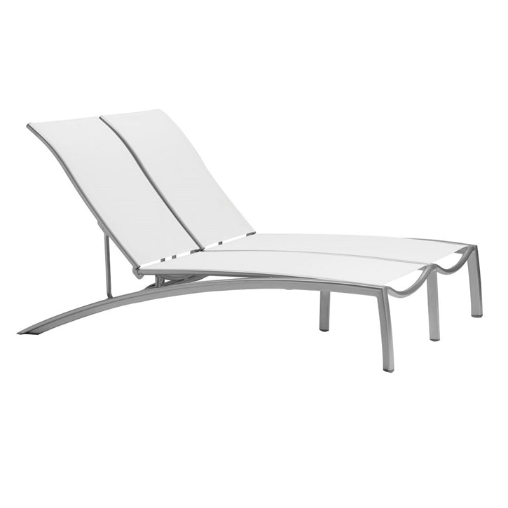 South Beach Double Chaise Lounge Replacement Sling by Tropitone