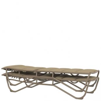Millennia Padded Sling Armless Chaise Lounge By Tropitone