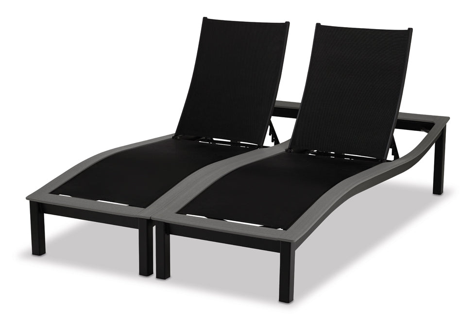 Bazza Sling Add-On Chaise Connector Kit (Set of 2) By Telescope Casual