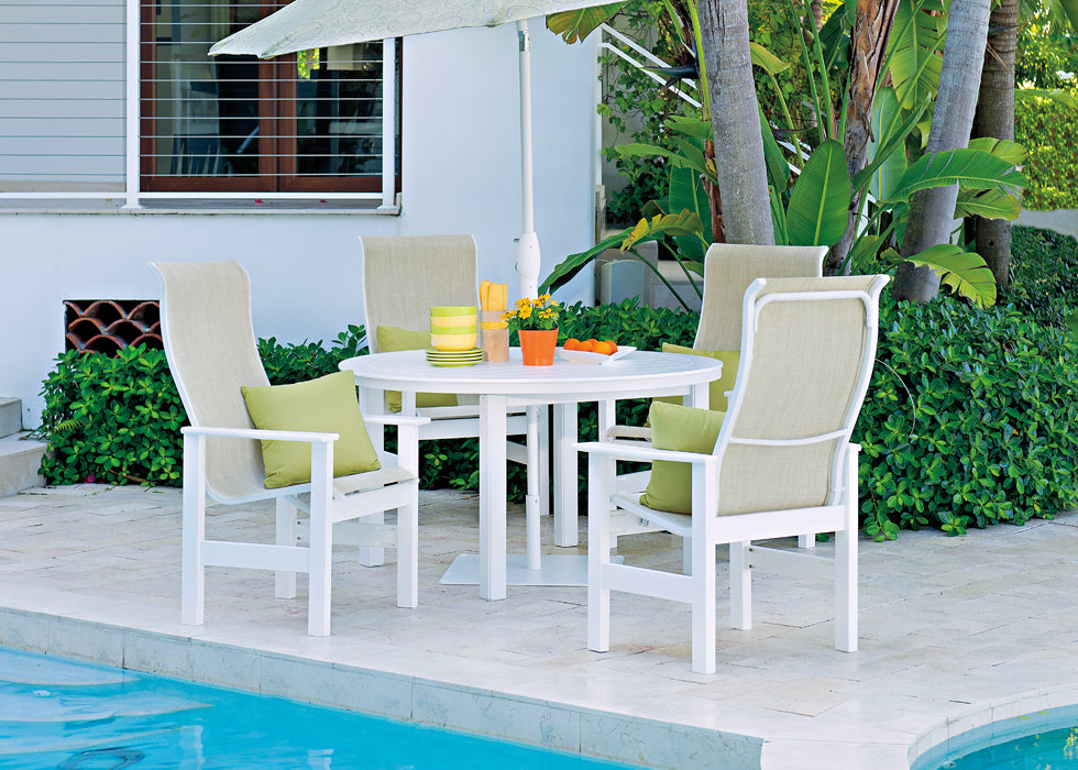 Leeward MGP Sling Arm Chair By Telescope