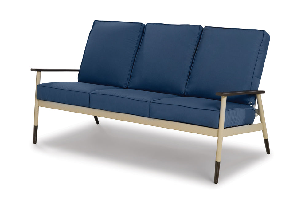 Welles Cushion Three-Seat Sofa By Telescope