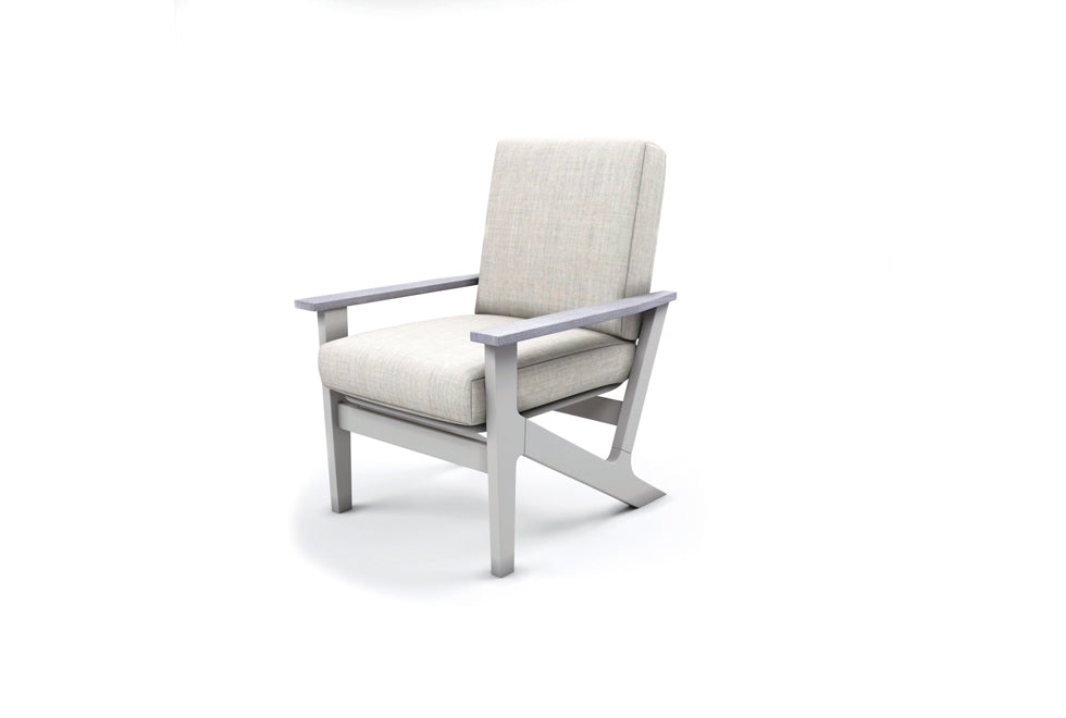 Wexler Chat Height Cushion Arm Chair  By Telescope