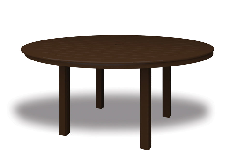 64" Round MGP Slat Top Table By Telescope Casual