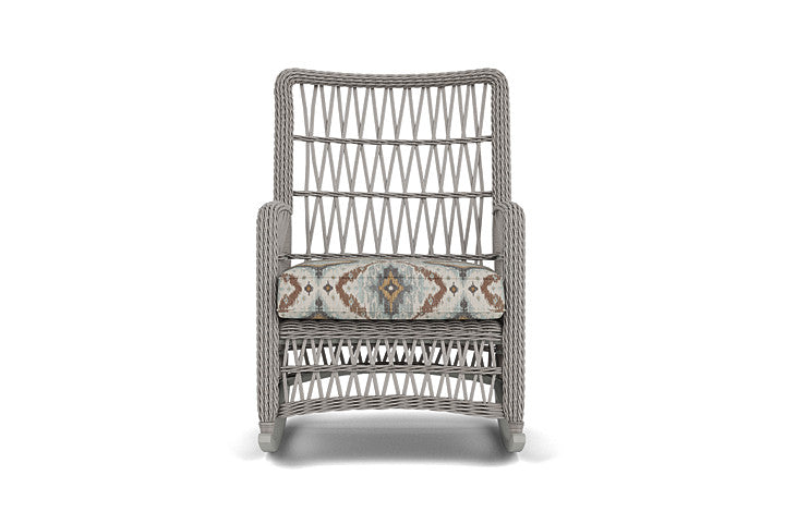 Mackinac High Back Porch Rocker Chair Replacement Cushion by Lloyd Flanders