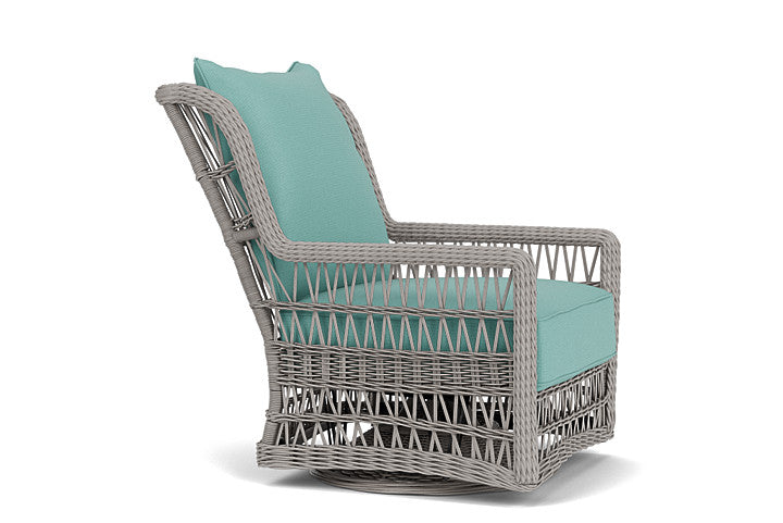 Mackinac High Back Swivel Glider Lounge Chair by Lloyd Flanders