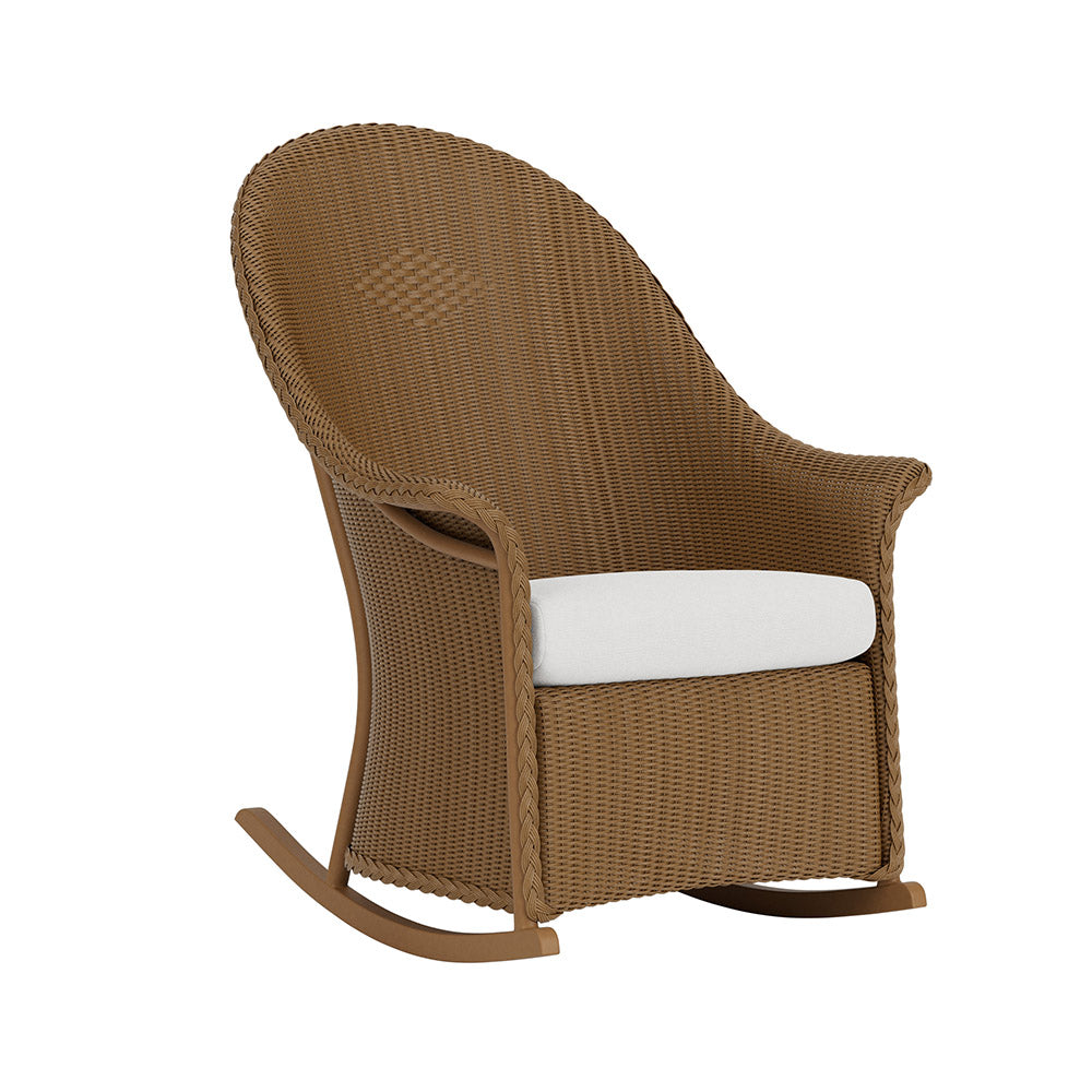 Universal Loom High Back Porch Rocker Chair Replacement Cushion by Lloyd Flanders