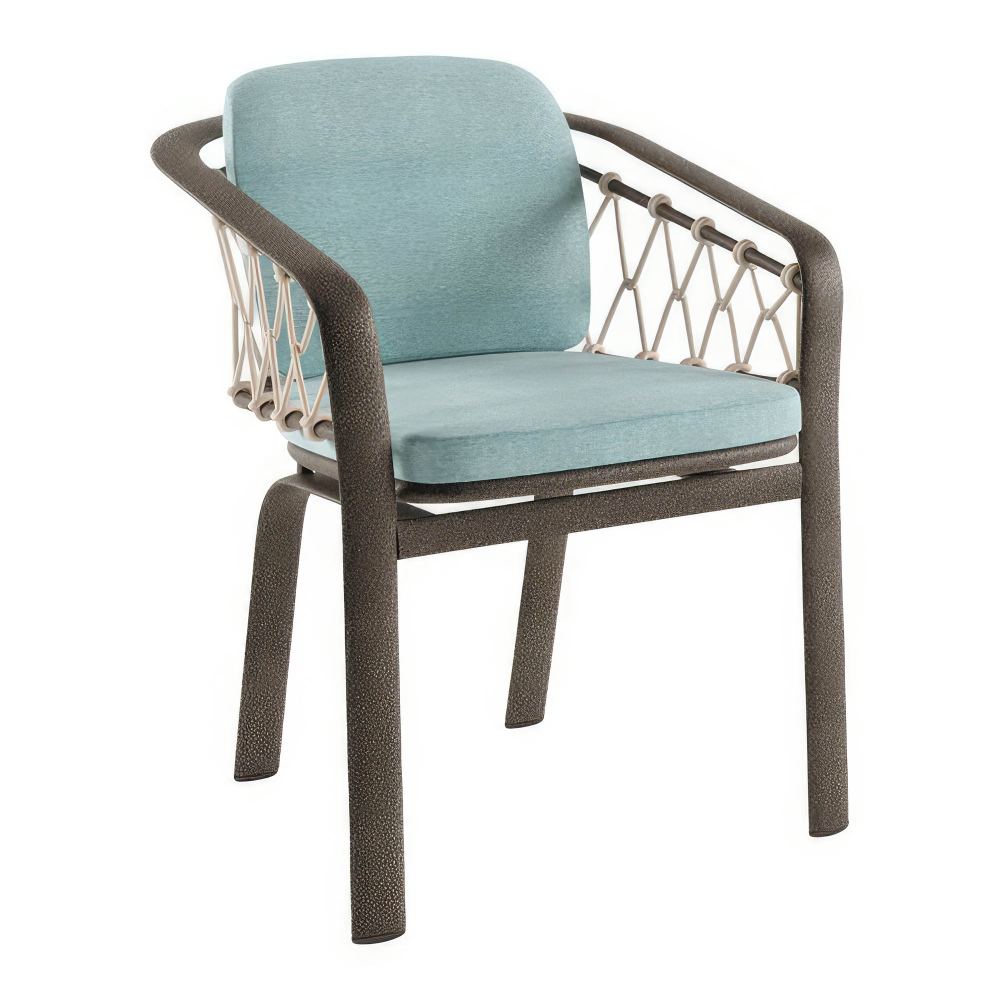 Trelon Rope Stacking Dining Chair by Tropitone