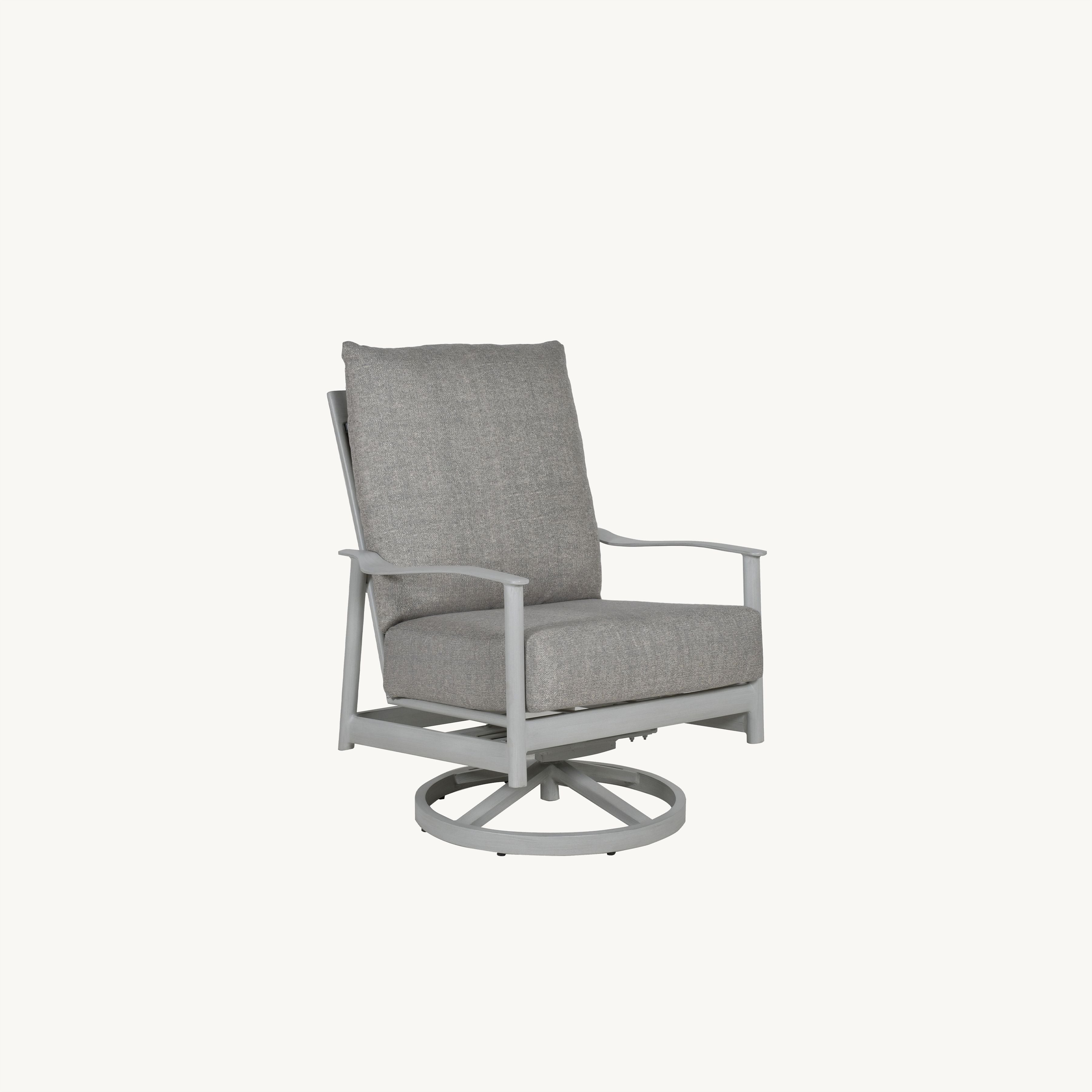 Barbados Cushion Lounge High Back Swivel Rocker By Castelle