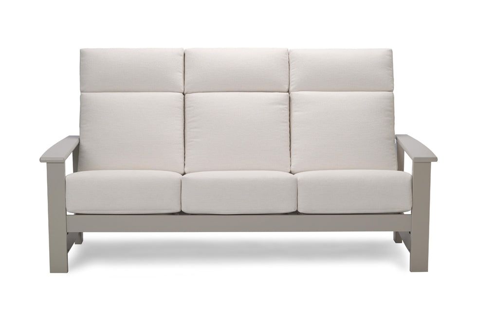 Leeward MGP Cushion Supreme Three-Seat Sofa w/ MGP Arms