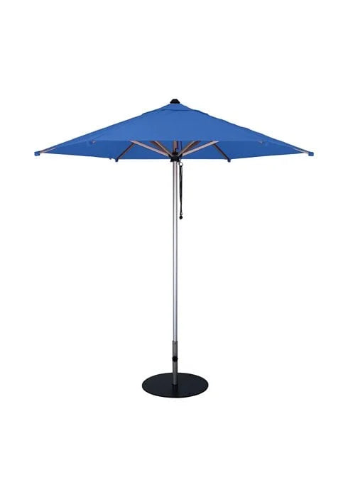 8ft Hexagonal Manual Lift Sombra Umbrella by Tropitone