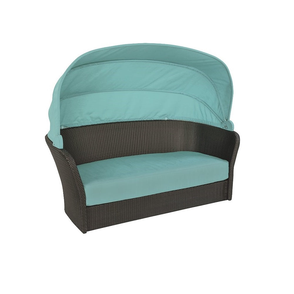 Evo Woven Woven Lounger w/ Shade Replacement Cushion by Tropitone