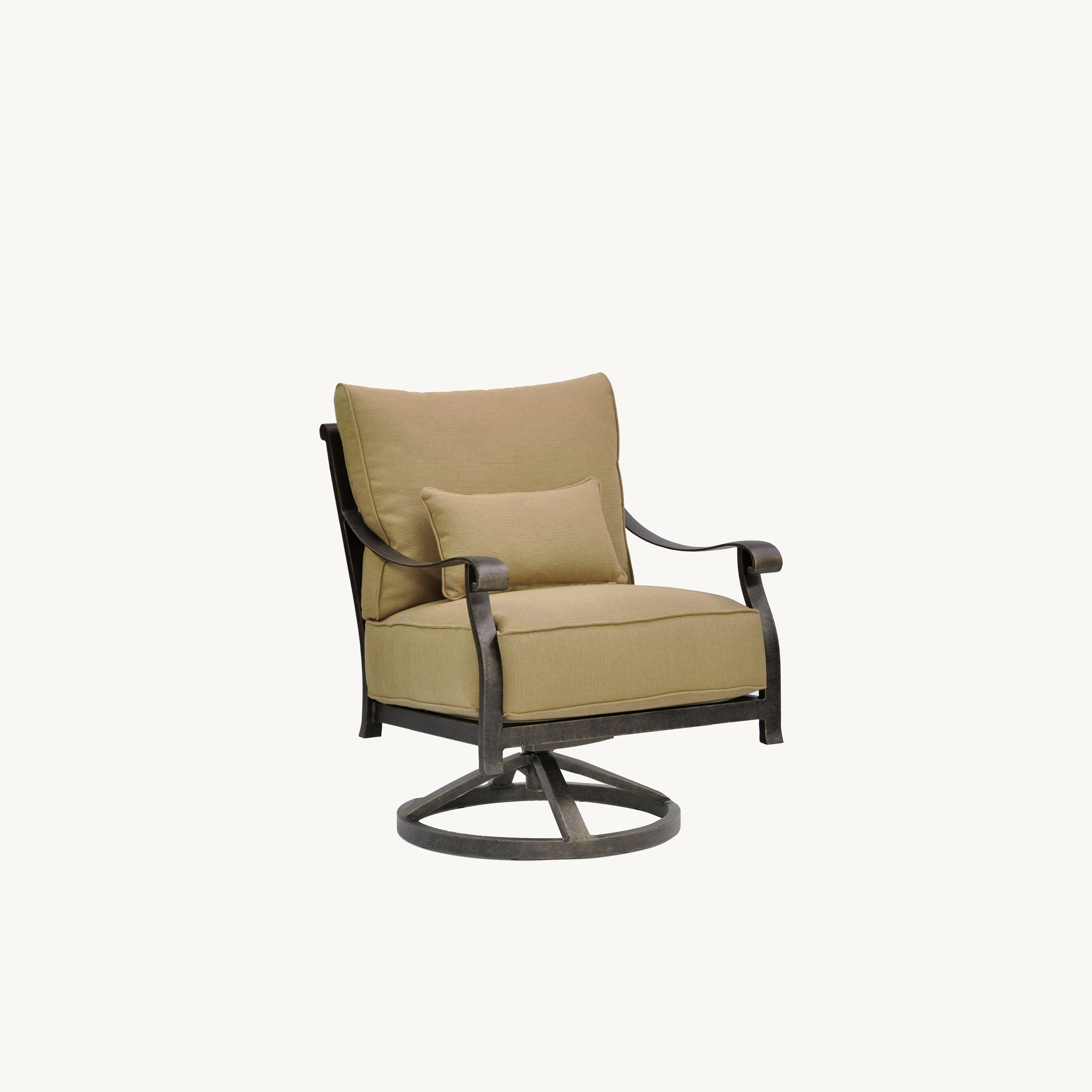 Madrid Cushioned Lounge Swivel Rocker By Castelle