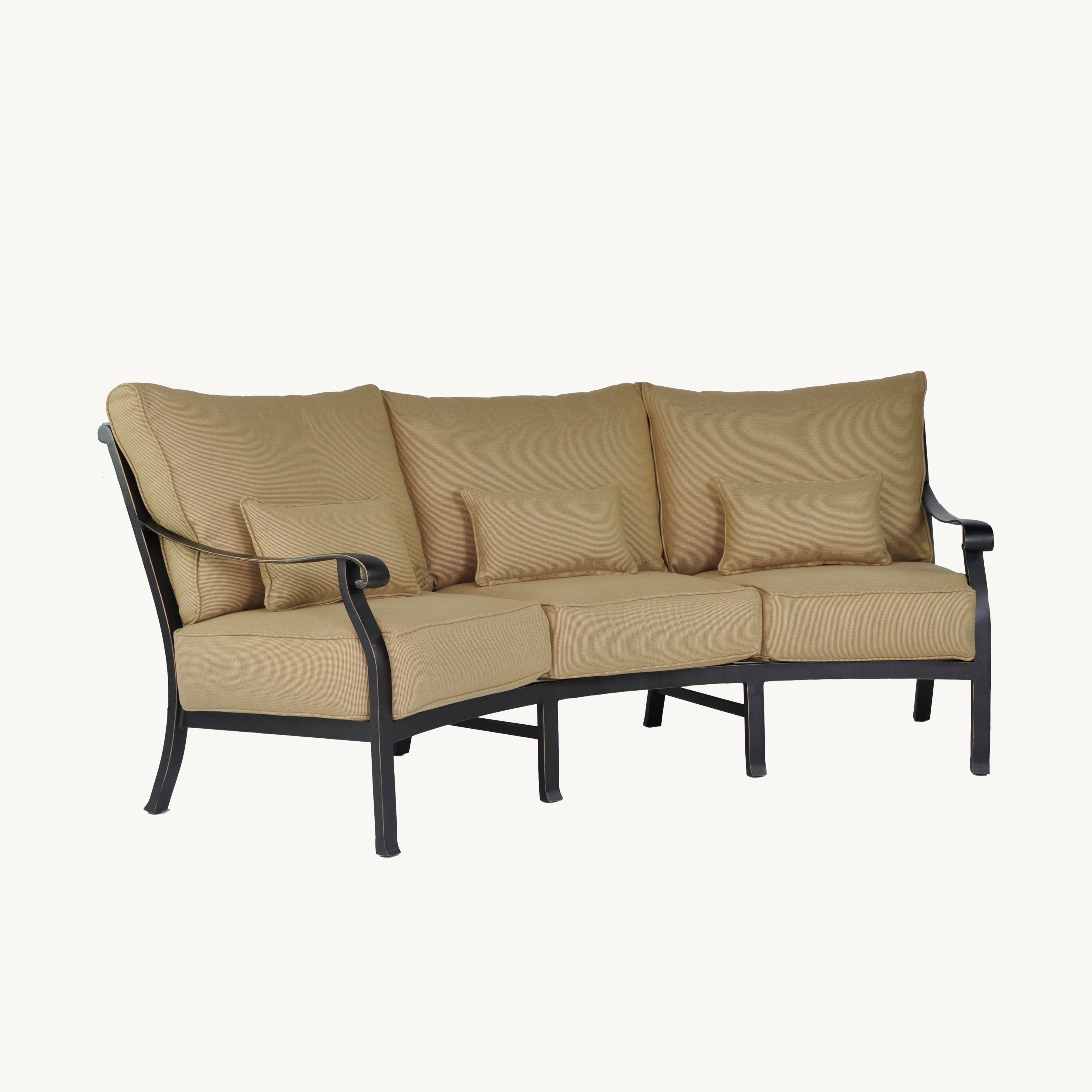 Madrid Cushioned Crescent Sofa By Castelle