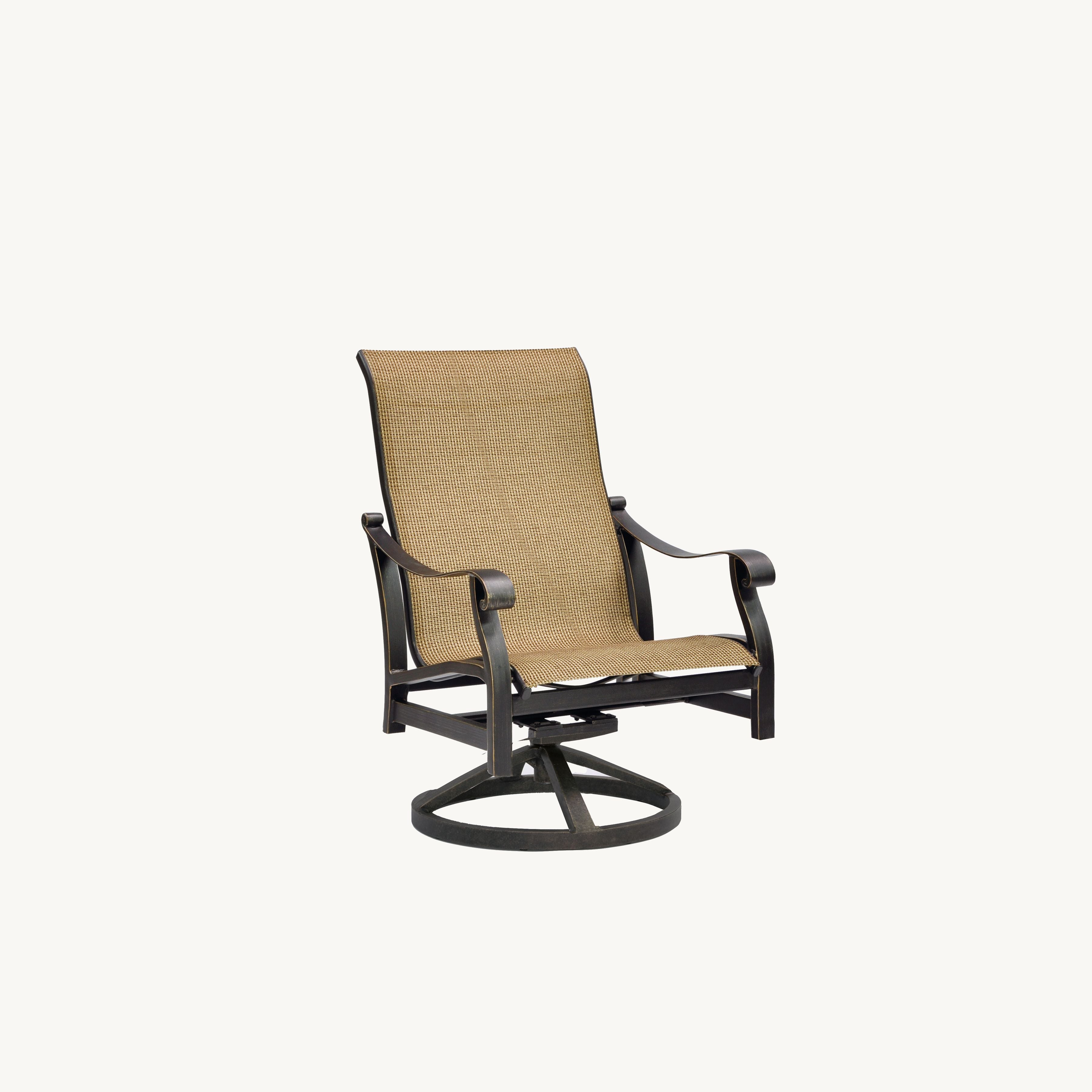 Madrid Sling Lounge Swivel Rocker By Castelle