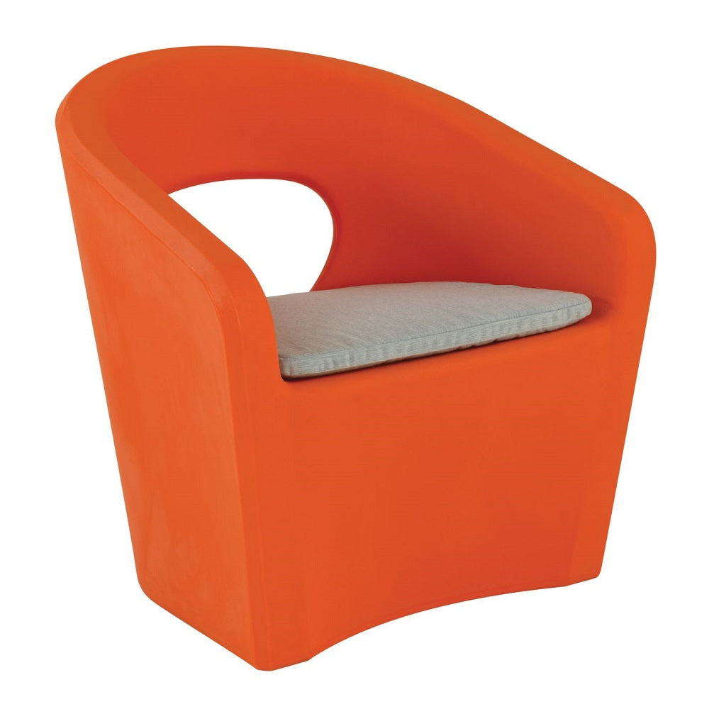 Radius Lounge Chair with Seat Pad by Tropitone