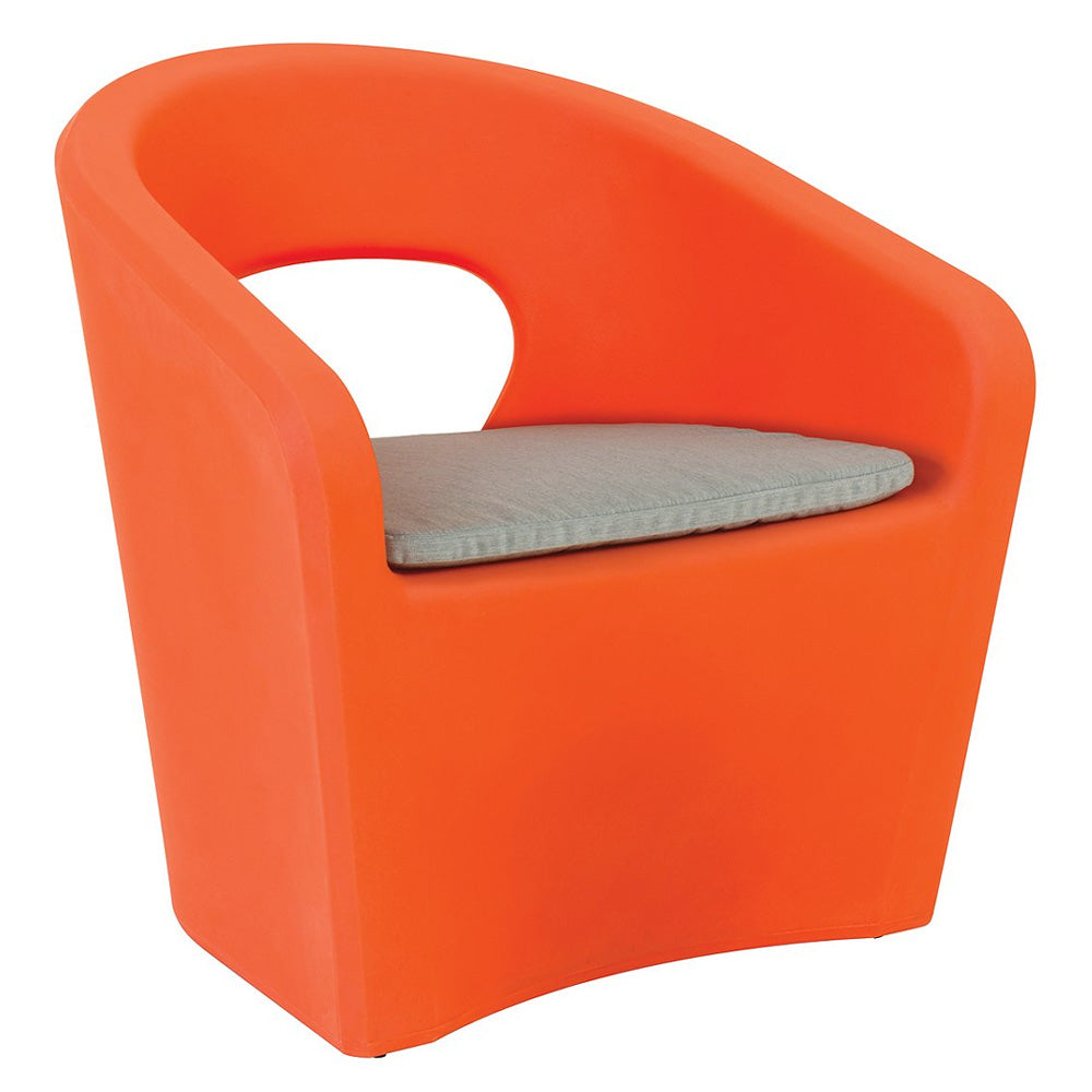 Radius Lounge Chair with Seat Pad and 10 lbs Weight by Tropitone