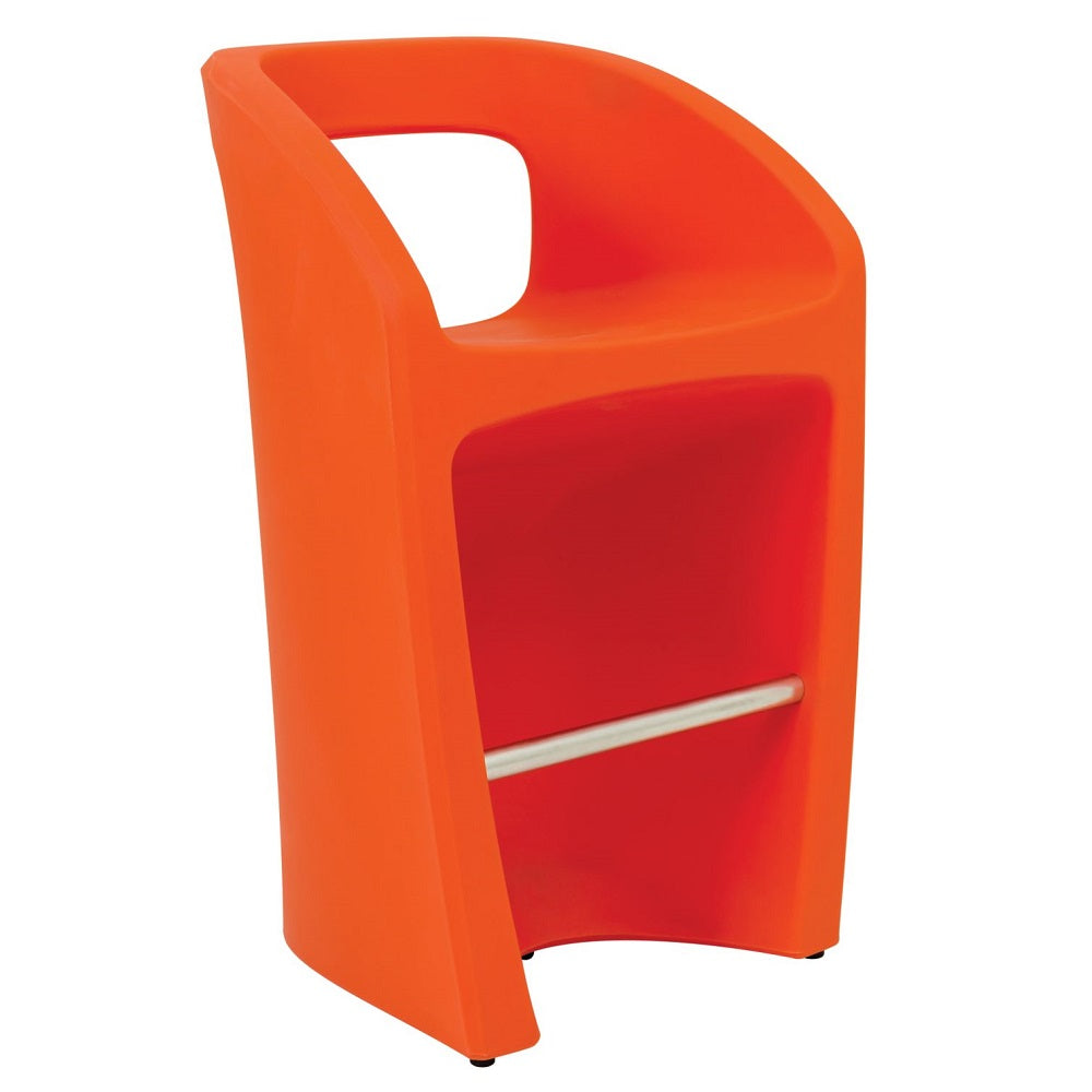 Radius Stationary Bar Stool with Arms by Tropitone
