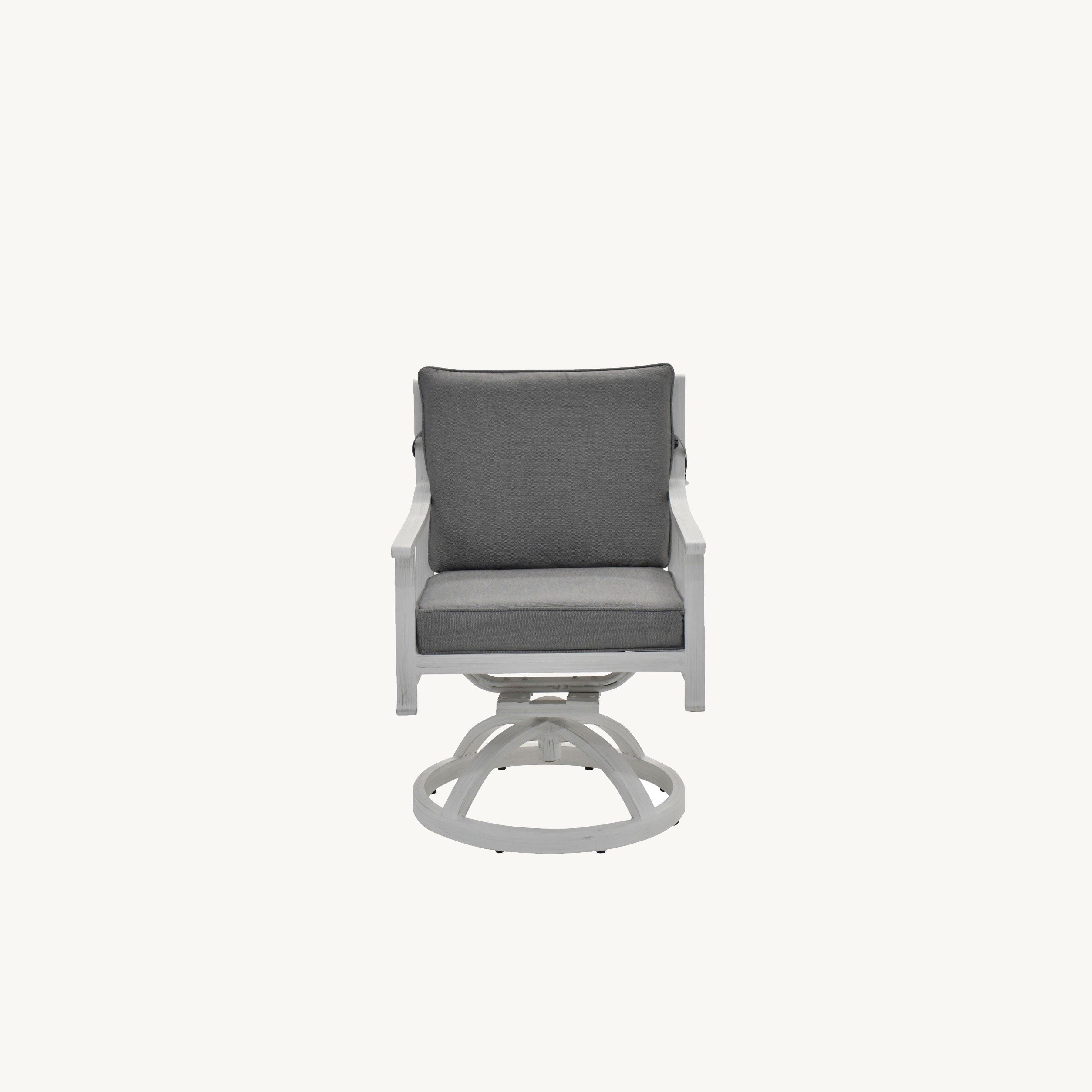 Korda Formal Arm Dining Swivel Rocker By Castelle