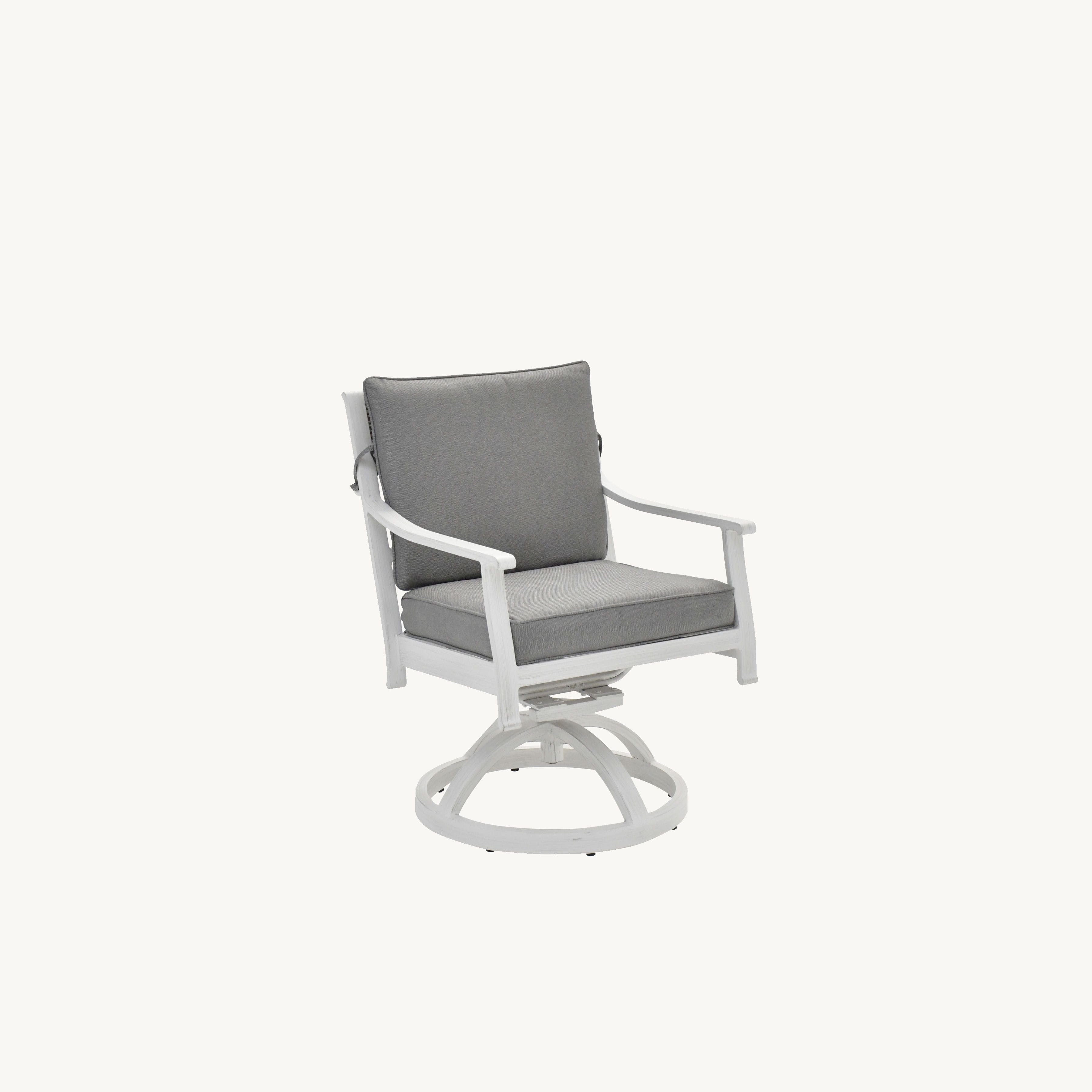 Korda Formal Arm Dining Swivel Rocker By Castelle